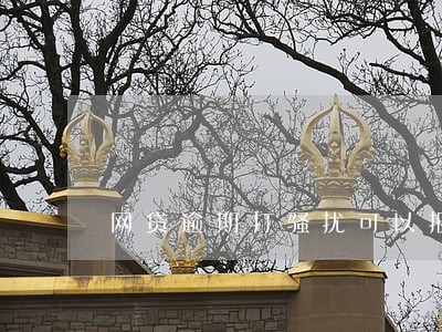 网贷逾期打骚扰可以报警吗 网贷逾期打骚扰可以报警吗