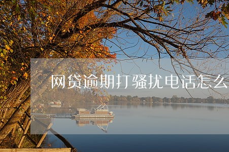 网贷逾期打骚扰电话怎么处理 网贷逾期打骚扰电话怎么处理
