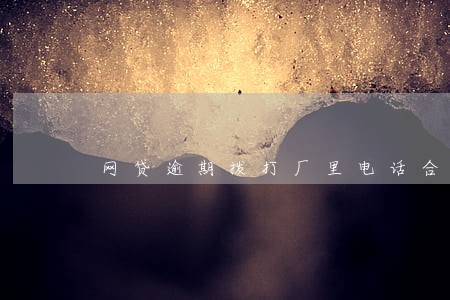 网贷逾期拨打厂里电话合理吗 网贷逾期拨打厂里电话合理吗