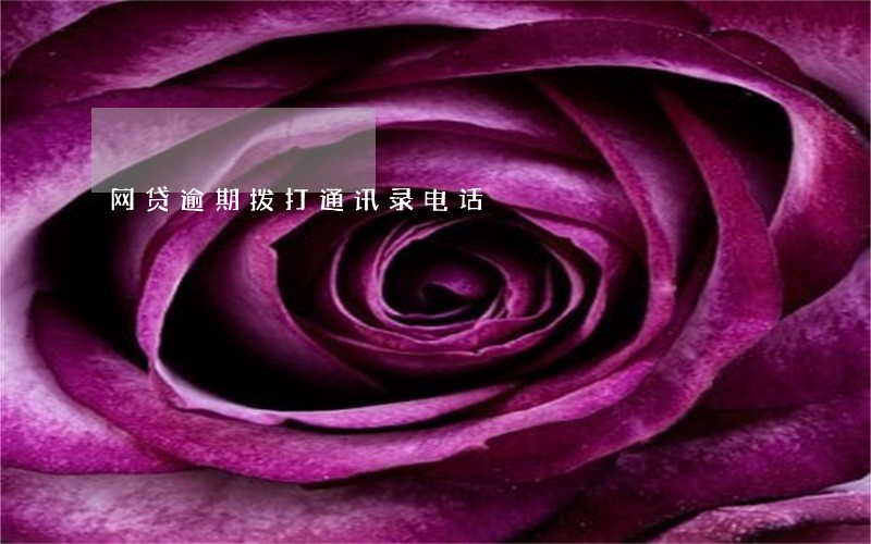 网贷逾期拨打通讯录电话 网贷逾期拨打通讯录电话