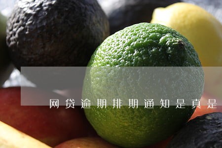 网贷逾期排期通知是真是假 网贷逾期排期通知是真是假