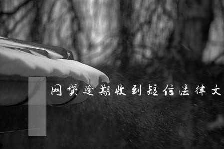 网贷逾期收到短信法律文书 网贷逾期收到短信法律文书