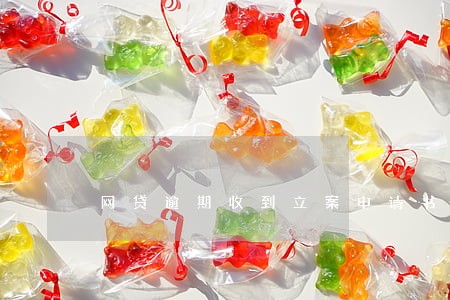 网贷逾期收到立案申请书