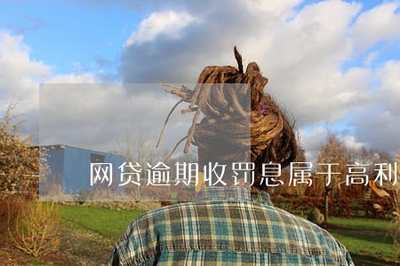 网贷逾期收罚息属于高利贷吗 网贷逾期收罚息属于高利贷吗