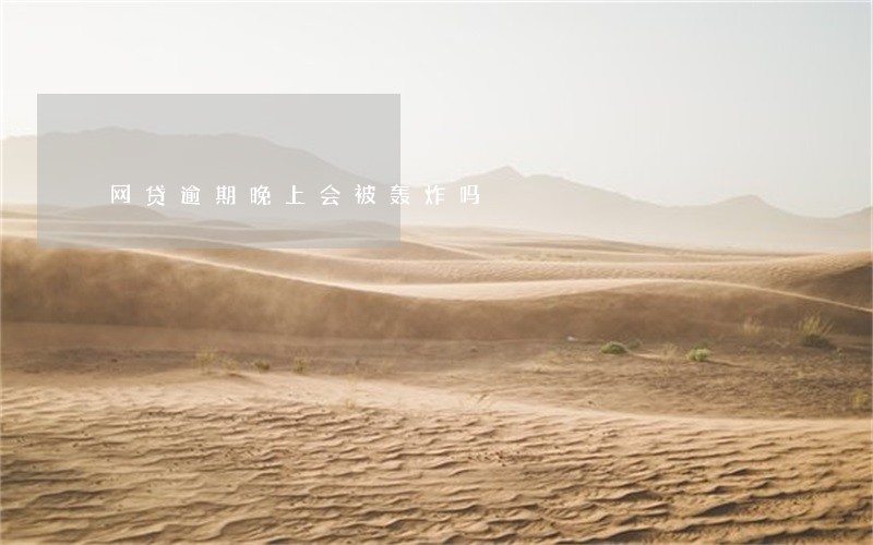 网贷逾期晚上会被轰炸吗 网贷逾期晚上会被轰炸吗