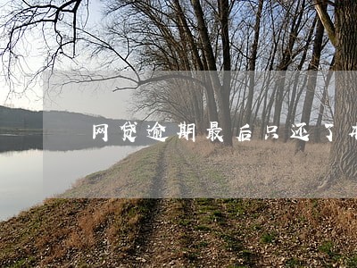网贷逾期最后只还了本金 网贷逾期最后只还了本金