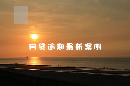 网贷逾期最新案例 网贷逾期最新案例