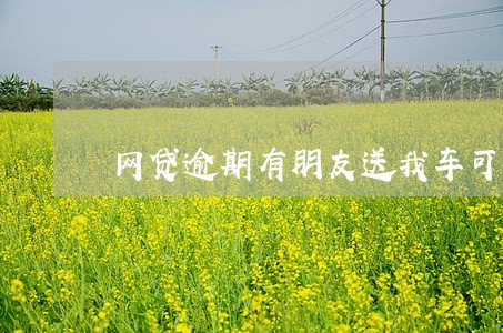 网贷逾期有朋友送我车可以吗 网贷逾期有朋友送我车可以吗
