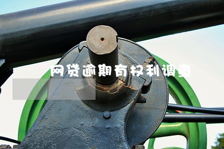 网贷逾期有权利调查 网贷逾期有权利调查