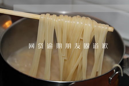 网贷逾期朋友圈道歉 网贷逾期朋友圈道歉
