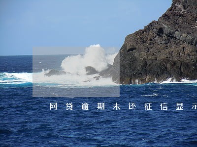 网贷逾期未还征信显示已结清