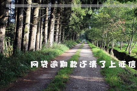 网贷逾期款还清了上征信 网贷逾期款还清了上征信