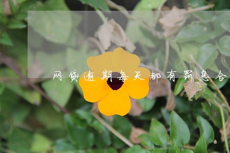 网贷逾期每天都有罚息合法吗 网贷逾期每天都有罚息合法吗
