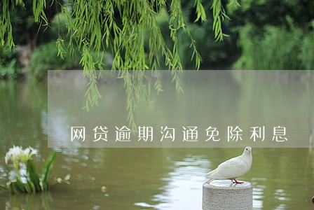 网贷逾期沟通免除利息 网贷逾期沟通免除利息
