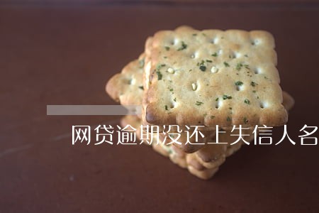 网贷逾期没还上失信人名单 网贷逾期没还上失信人名单