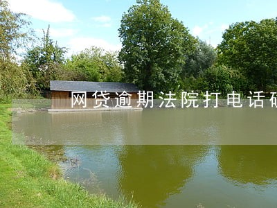网贷逾期法院打电话确认