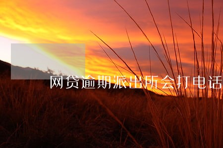 网贷逾期派出所会打电话么 网贷逾期派出所会打电话么