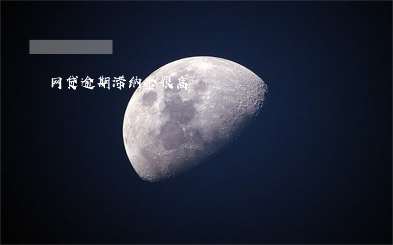 网贷逾期滞纳金很高 网贷逾期滞纳金很高