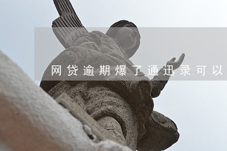 网贷逾期爆了通迅录可以起诉吗 网贷逾期爆了通迅录可以起诉吗
