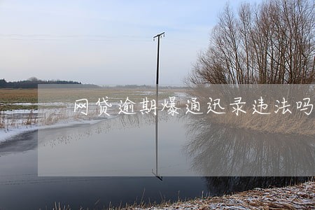 网贷逾期爆通迅录违法吗 网贷逾期爆通迅录违法吗