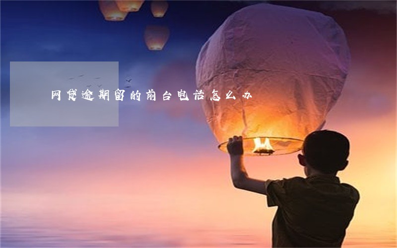 网贷逾期留的前台电话怎么办 网贷逾期留的前台电话怎么办