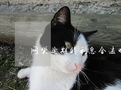 网贷逾期的利息合法吗 网贷逾期的利息合法吗