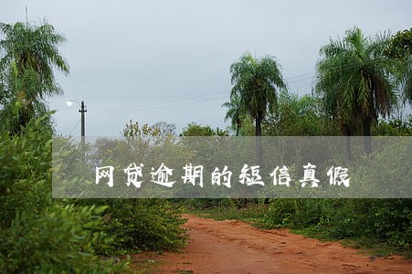 网贷逾期的短信真假 网贷逾期的短信真假