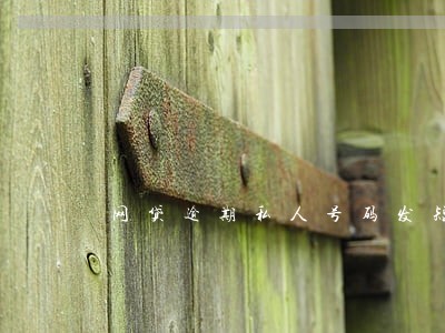 网贷逾期私人号码发短信去开庭 网贷逾期私人号码发短信去开庭