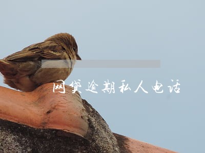网贷逾期私人电话 网贷逾期私人电话
