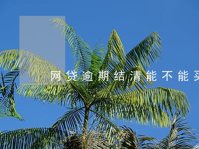 网贷逾期结清能不能买车 网贷逾期结清能不能买车