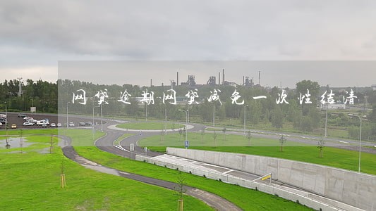 网贷逾期网贷减免一次性结清 网贷逾期网贷减免一次性结清