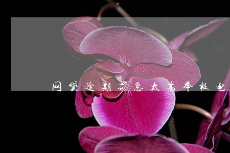 网贷逾期罚息太高举报电话 网贷逾期罚息太高举报电话