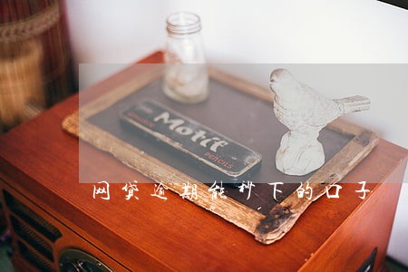 网贷逾期能秒下的口子 网贷逾期能秒下的口子