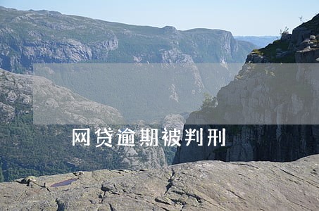 网贷逾期被判刑 网贷逾期被判刑