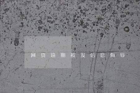 网贷逾期被发信息侮辱 网贷逾期被发信息侮辱