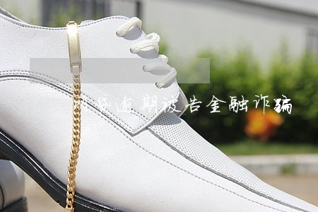 网贷逾期被告金融诈骗 网贷逾期被告金融诈骗