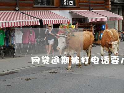 网贷逾期被打电话要八万 网贷逾期被打电话要八万