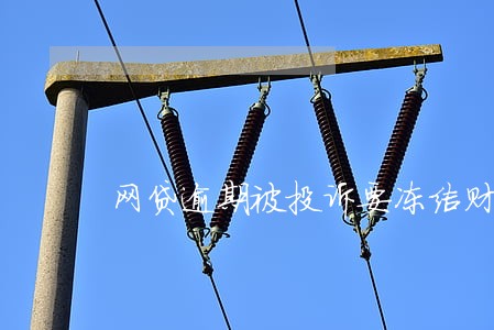 网贷逾期被投诉要冻结财产 网贷逾期被投诉要冻结财产