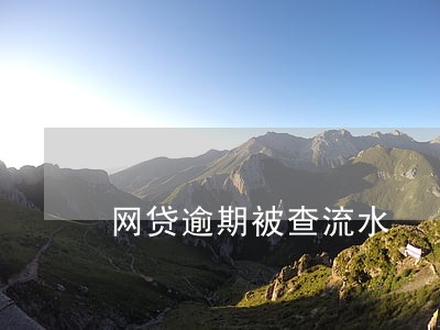 网贷逾期被查流水 网贷逾期被查流水