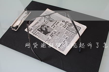 网贷逾期被法院起诉了怎么办 网贷逾期被法院起诉了怎么办