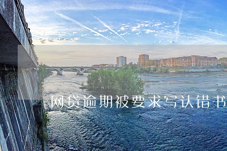网贷逾期被要求写认错书 网贷逾期被要求写认错书