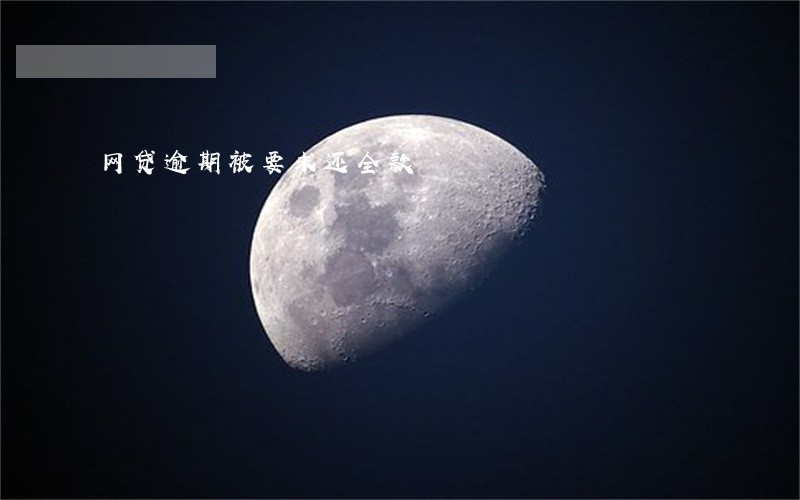 网贷逾期被要求还全款 网贷逾期被要求还全款