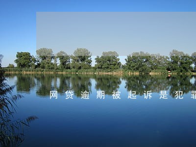 网贷逾期被起诉是犯罪记录吗