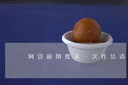 网贷逾期要求一次性结清 网贷逾期要求一次性结清