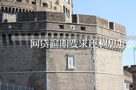 网贷逾期要求还利息怎么办 网贷逾期要求还利息怎么办