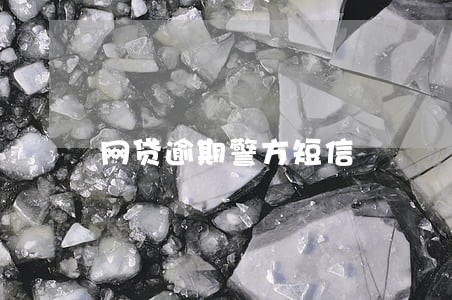 网贷逾期警方短信 网贷逾期警方短信