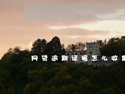 网贷逾期证据怎么收集 网贷逾期证据怎么收集