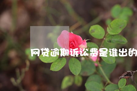 网贷逾期诉讼费是谁出的 网贷逾期诉讼费是谁出的
