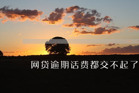 网贷逾期话费都交不起了 网贷逾期话费都交不起了