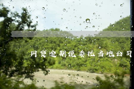 网贷逾期说委托当地公司上门 网贷逾期说委托当地公司上门